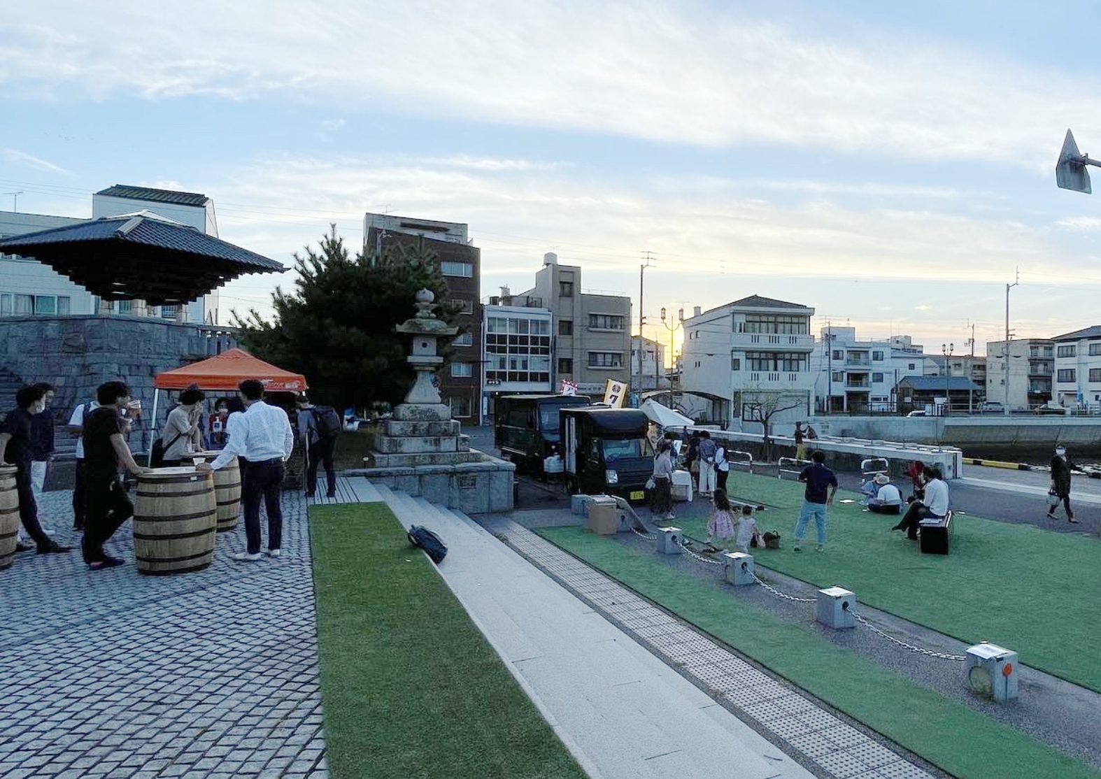 未活用の公共空間における社会実験